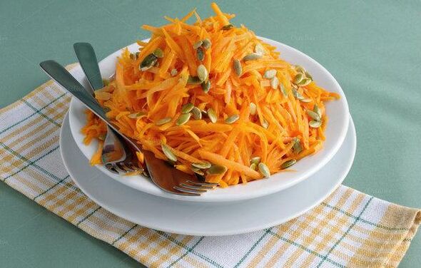 Autumn salad based on pumpkin seeds help from prostatitis
